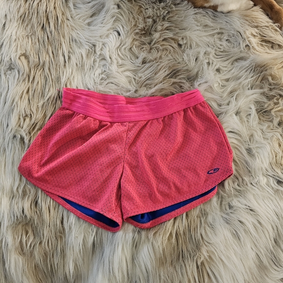 Hot Pink Mesh Running Short - Picture 2 of 4